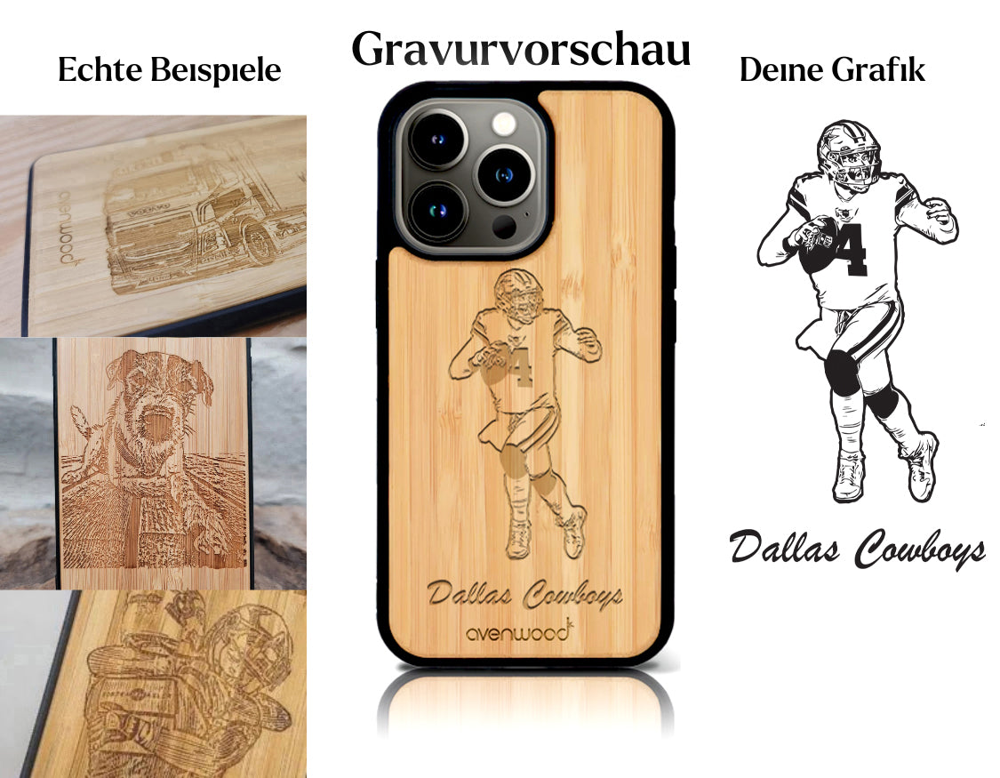 INDIVIDUEL iPhone 15 Pro bambou plastique
